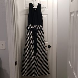 Black and white dress